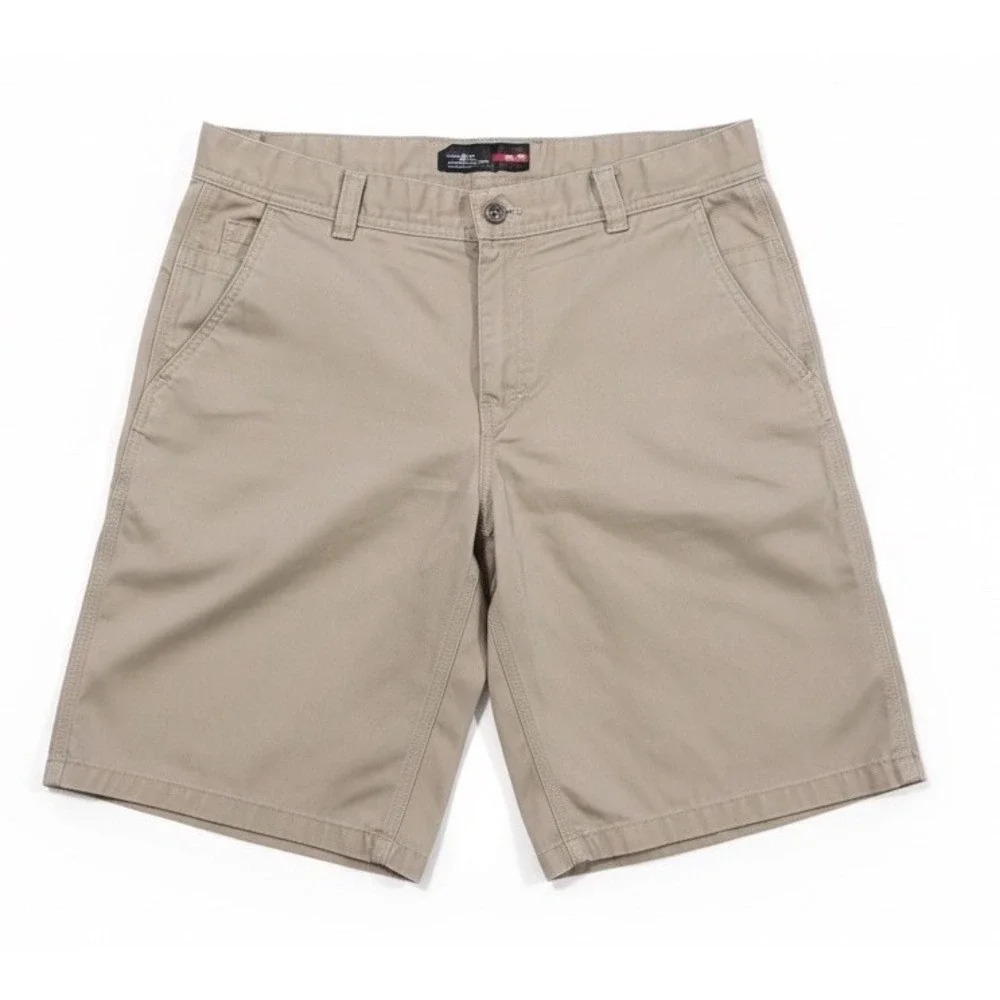 Under‎ Armour Men's Khaki Golf Shorts Flat Front Size 32 (Measures 34)